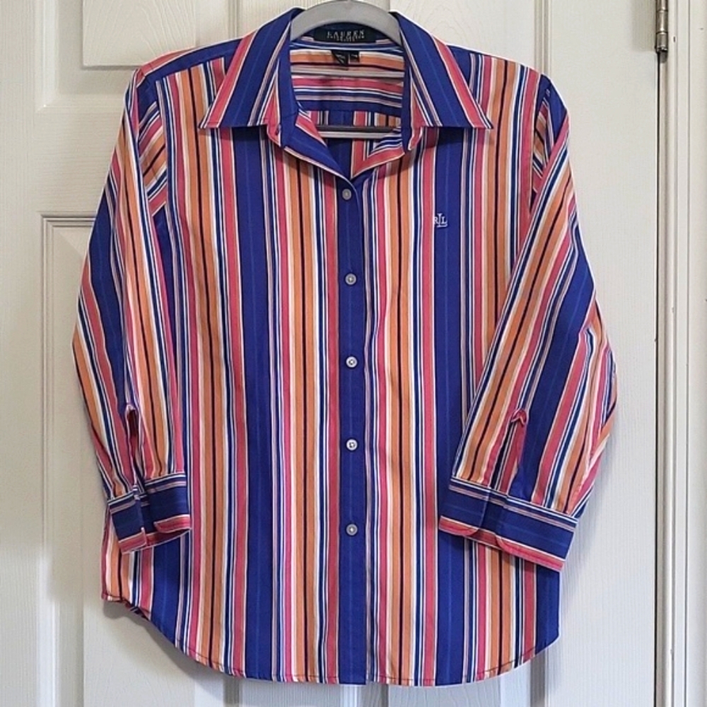 Vintage LRL button down blouse